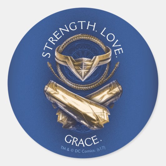 女疑問に思のティアラ、なげなわ、ブレスレット ラウンドシール (正面)