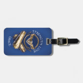 女疑問に思のティアラ、なげなわ、ブレスレット ラゲッジタグ (正面横)