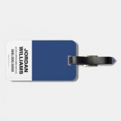 女疑問に思のティアラ、なげなわ、ブレスレット ラゲッジタグ (裏面横)