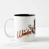 女疑問に思のボンシェル名グラフィック ツートーンマグカップ (左)