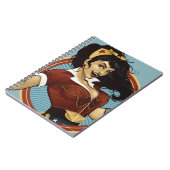 女疑問に思のボンシェル名グラフィック ノートブック (左側)