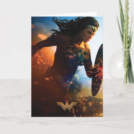 女疑問に思のランニングが戦場 カード (正面)