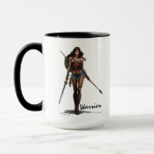 女疑問に思の戦闘準備漫画 マグカップ (左)