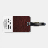 女疑問に思の戦闘準備漫画 ラゲッジタグ (裏面横)