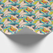 女疑問に思の手でお尻 ラッピングペーパー (角)