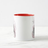 女疑問に思の鷲と木 マグカップ (中央)