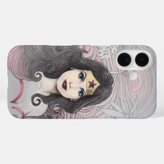 女疑問に思の鷲と木 Case-Mate iPhoneケース (裏面 (横))