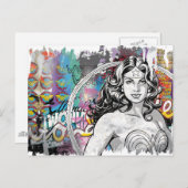 女疑問に思カラー6 ポストカード (正面/裏面)