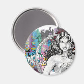 女疑問に思カラー6 マグネット (正面/裏面)