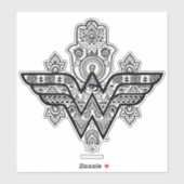 女疑問に思スピリチュアルペイズリーハムサロゴ シール (シート)