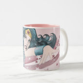 女疑問に思ドルフィンストライプズ ツートーンマグカップ (正面右)