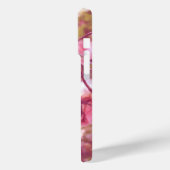 女疑問に思ピンク椿フラワーロゴ Case-Mate iPhoneケース (裏面 / 左)