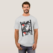 女疑問に思フィルムストリップ Tシャツ (正面フル)