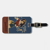 女疑問に思ボンシェル ラゲッジタグ (正面横)