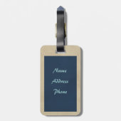 女疑問に思ボンシェル ラゲッジタグ (裏面縦)