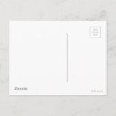 女疑問に思レトログラムキャラクターアート ポストカード (裏面)