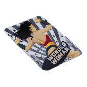 女疑問に思レトロシティ日が差すことアンドスターズ マグネット (右側)