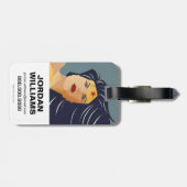 女疑問に思レトロシティ日が差すこと ラゲッジタグ (裏面横)