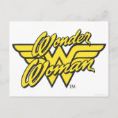 女疑問に思ロゴ1 ポストカード (正面)