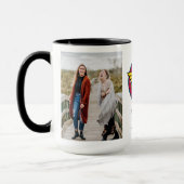 女疑問に思ロゴ |友だち最高のの写真 マグカップ (左)