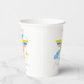 女疑問に思ロゴ |赤ちゃんシャワー 紙コップ (右)