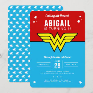 女疑問に思人 – クラシック誕生日 招待状