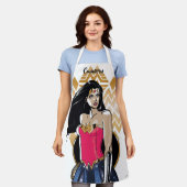 女疑問に思力 エプロン (着用した状態)