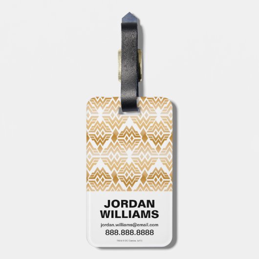 女疑問に思力 ラゲッジタグ (裏面縦)