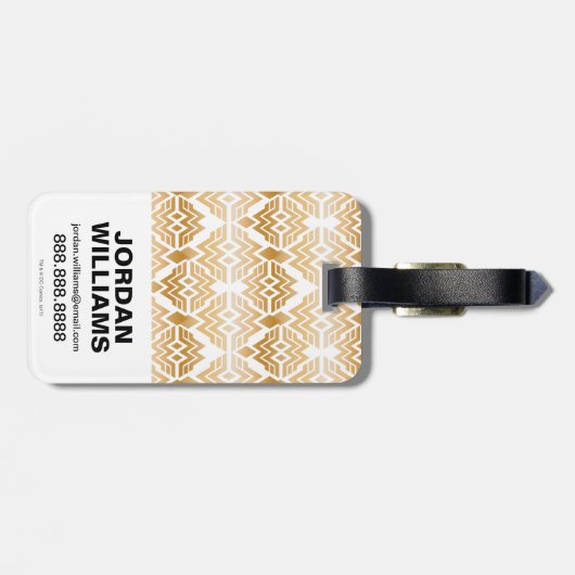 女疑問に思力 ラゲッジタグ (裏面横)