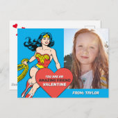 女疑問に思友すごい友 |バレンタインデー ポストカード (正面/裏面)