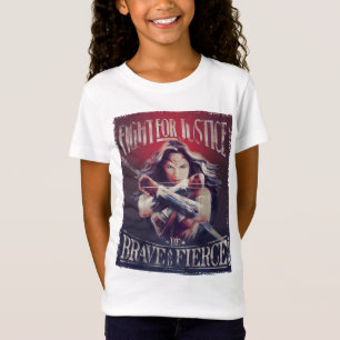 女疑問に思性が正義を求めて戦う Tシャツ