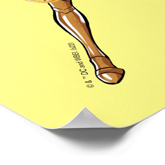 女疑問に思性とPB ポスター (角)