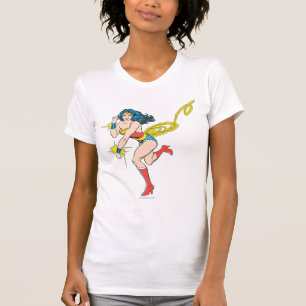 女疑問に思性の袖口 Tシャツ