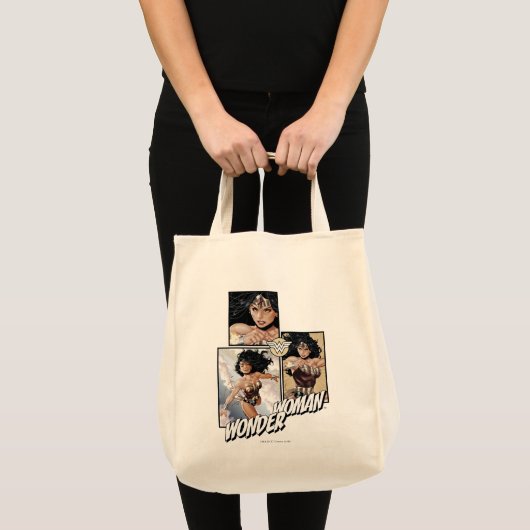 女疑問に思性ニュー52漫画アートグラフィック トートバッグ (正面(商品))