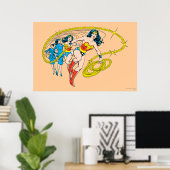 女疑問に思性変換 ポスター (ホームオフィス)