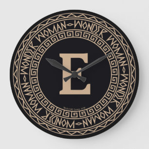 女疑問に思性部族パターン ラージ壁時計