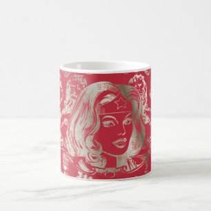 女疑問に思性銀 コーヒーマグカップ