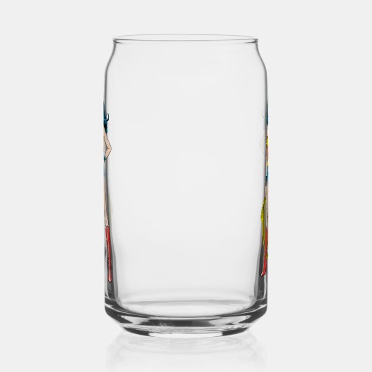 女疑問に思性 ガラス缶 (右)