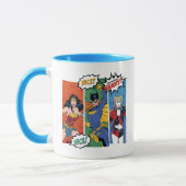 女疑問に思性、バットガール、ハーレークインホリデー マグカップ (左)