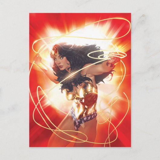 女疑問に思百科事典カバー ポストカード (正面)