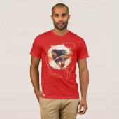 女疑問に思百科事典カバー Tシャツ (正面フル)