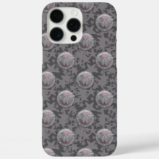 女疑問に思盾パターン Case-Mate iPhoneケース (裏面)