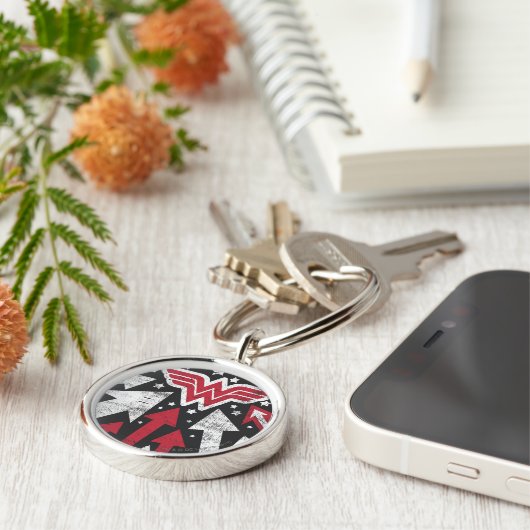 女疑問に思矢 キーホルダー (側面)