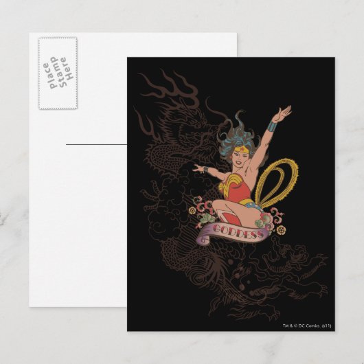 女疑問に思神 ポストカード (正面/裏面)