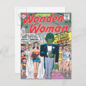 女疑問に思結婚した人 ポストカード (正面/裏面)