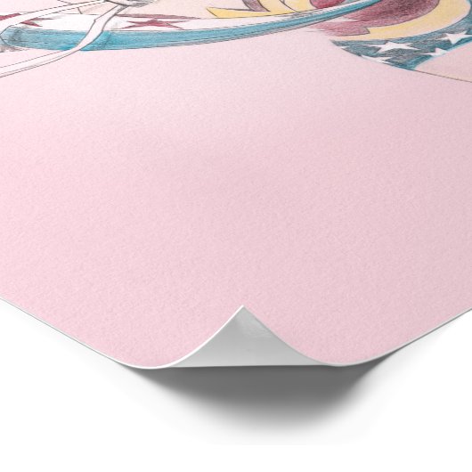 女疑問に思花 ポスター (角)