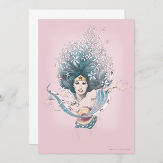 女疑問に思花 招待状 (正面/裏面)