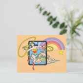 女疑問に思虹 ポストカード (スタンド正面)