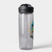 女疑問に思赤スター先生 ウォーターボトル (正面)