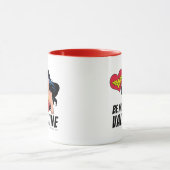 女疑問に思 あなたは素晴らしいバレンタイン マグカップ (中央)